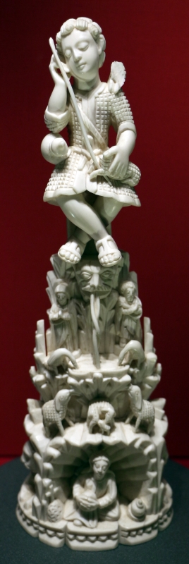 Arte indoportoghese di goa, complesso allegorico rappresentante il buon pastore, xvii-xviii secolo - Sailko