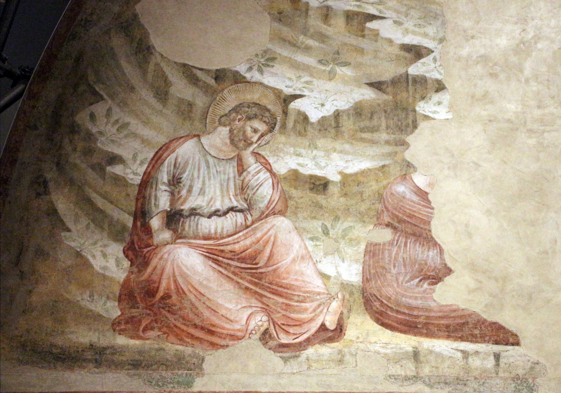 Pietro da rimini e bottega, affreschi dalla chiesa di s. chiara a ravenna, 1310-20 ca., natività e annuncio ai pastori 03 - Sailko