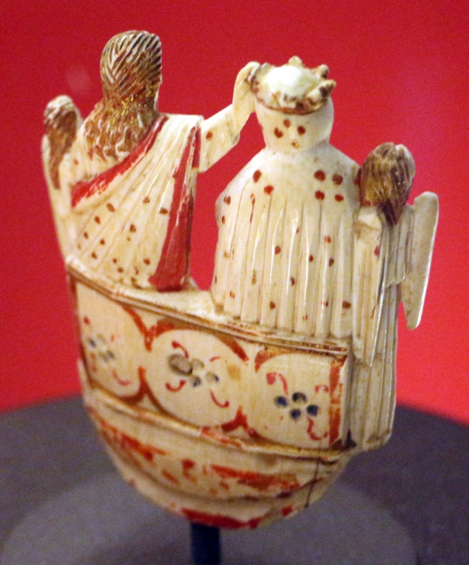 Veneto, incoronazione della vergine, dal riccio di un pastorale, avorio, 1370-90 ca. 02 - Sailko