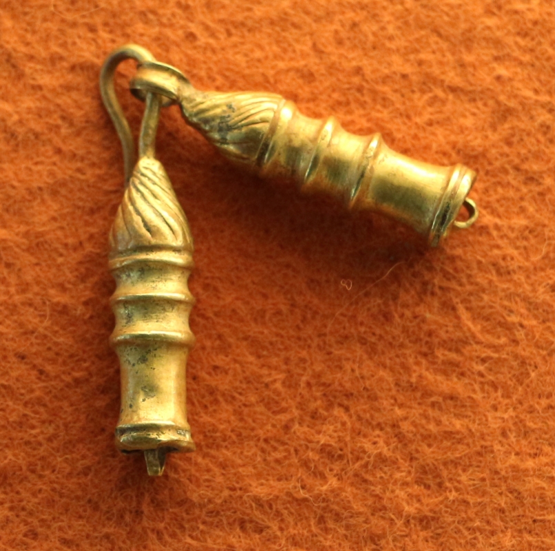 Doppio pendente in oro, da scavi nella zona di ravenna, II-IV secolo - Sailko