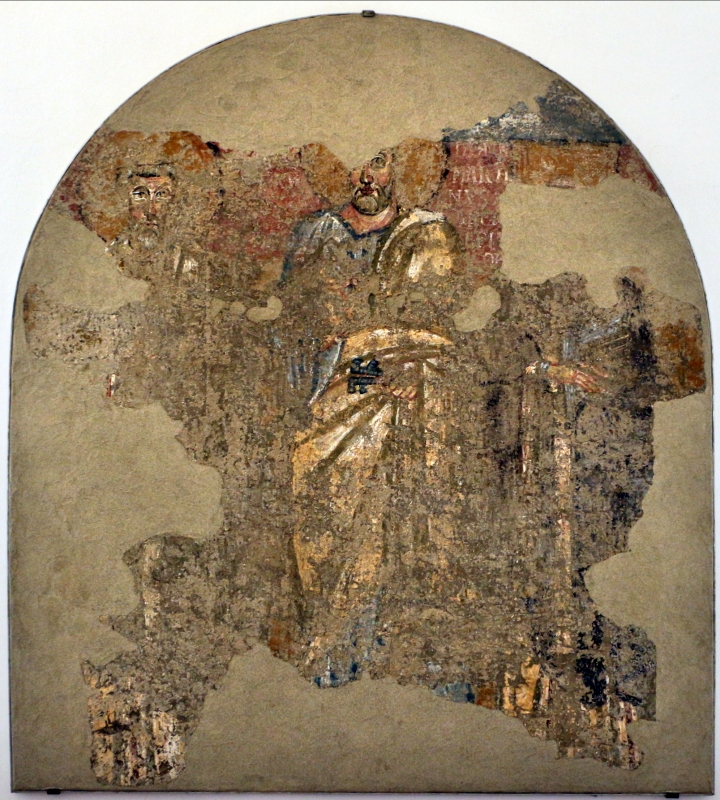 Anonimo, ss. pietro, apollinare e martino vescovo, 810 ca., da s. vitale - Sailko