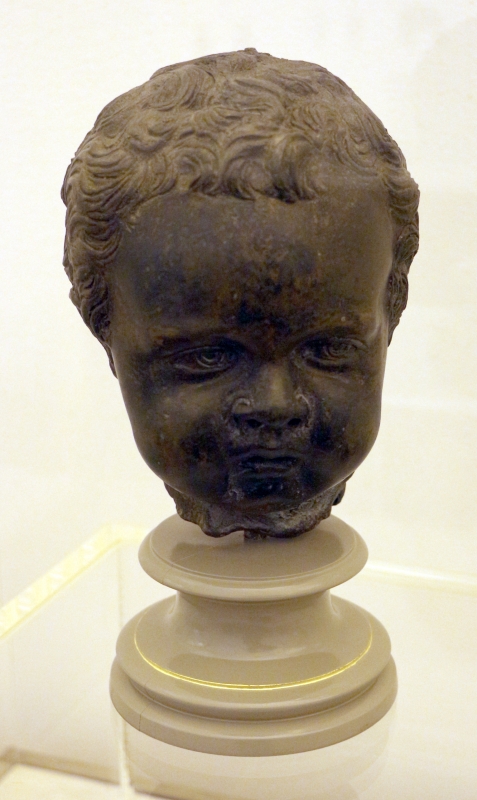 Bottega dei lombardo (attr.), testa di fanciullo, 1500-50 ca - Sailko