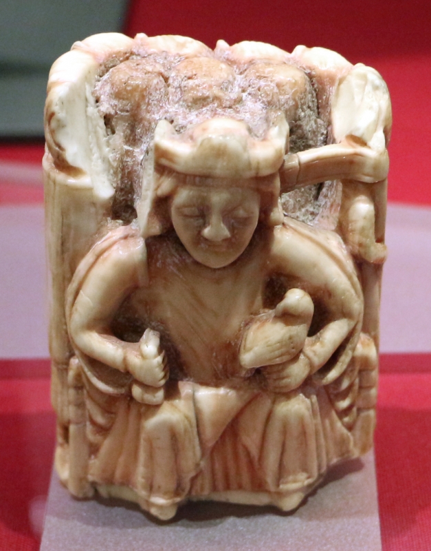 Europa del nord, pezzo per gli scacchi, re in trono, avorio di tricheco, 1190-1210 ca - Sailko