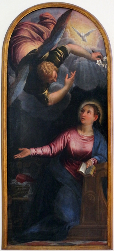 Pittore veneto, annunciazione, 1590-1610 ca - Sailko