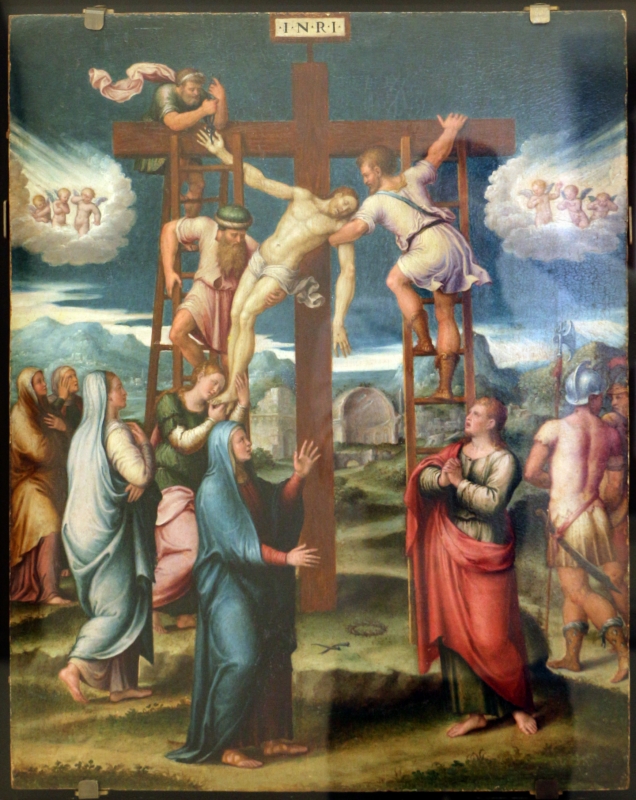 Luca longhi, deposizione dalla croce, 1560 ca - Sailko