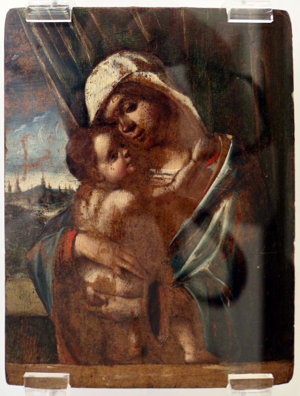 Niccolò rondinelli, madonna col bambino, 1470-1500 ca. (romagna) - Sailko