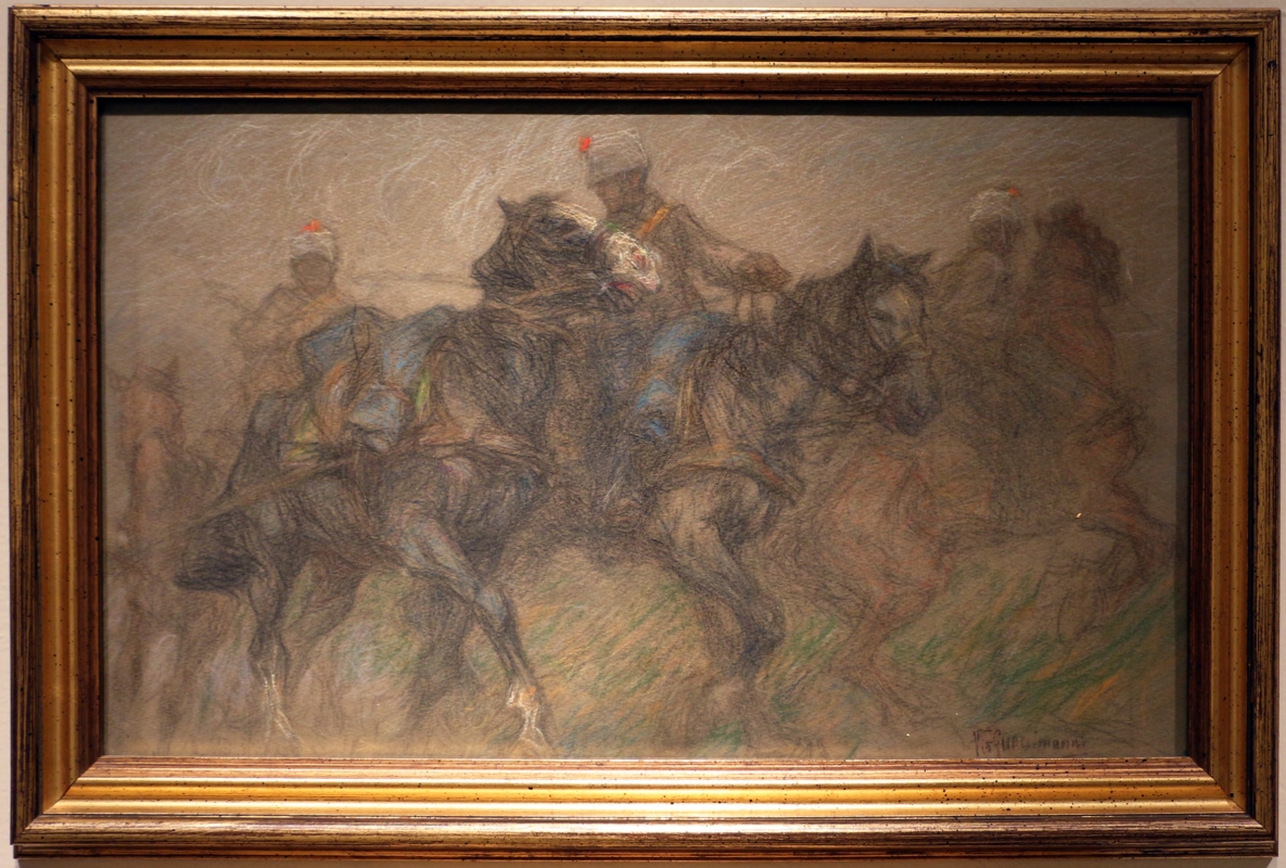 Vittorio guaccimanni, il triste convoglio (carabinieri a cavallo), 1914 - Sailko