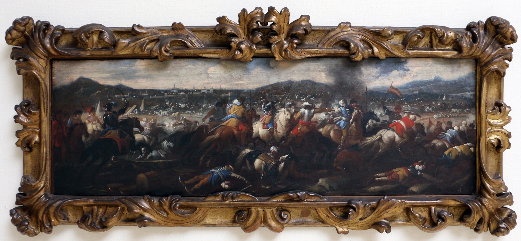 Ignoto, battaglia tra cavalieri turchi e cristiani, 1650-1700 ca. 03 - Sailko