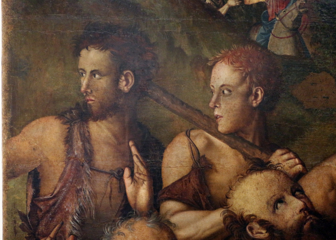 Francesco zaganelli da cotignola, adorazione dei pastori coi ss. bonaventura e girolamo, 1520-30 ca. 04 - Sailko