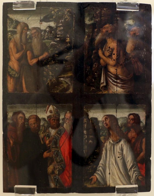 Girolamo da cotignola, santi eremiti, san giovanni battista, evangelista e altri santi, 1515-30 ca - Sailko
