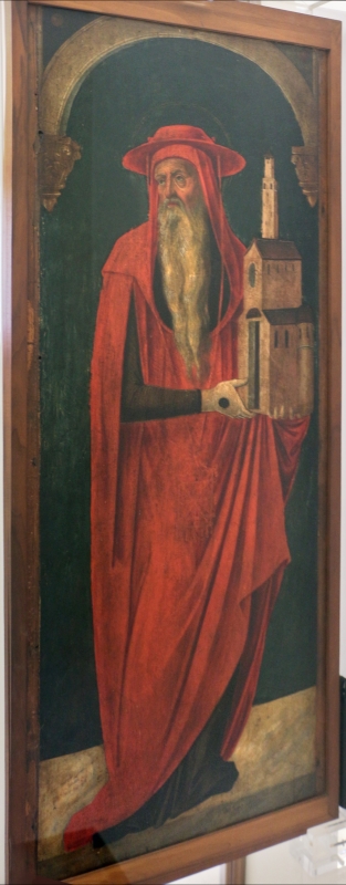 Antonio vivarini (scuola), due ante con santi, 1465 ca., 04 girolamo - Sailko