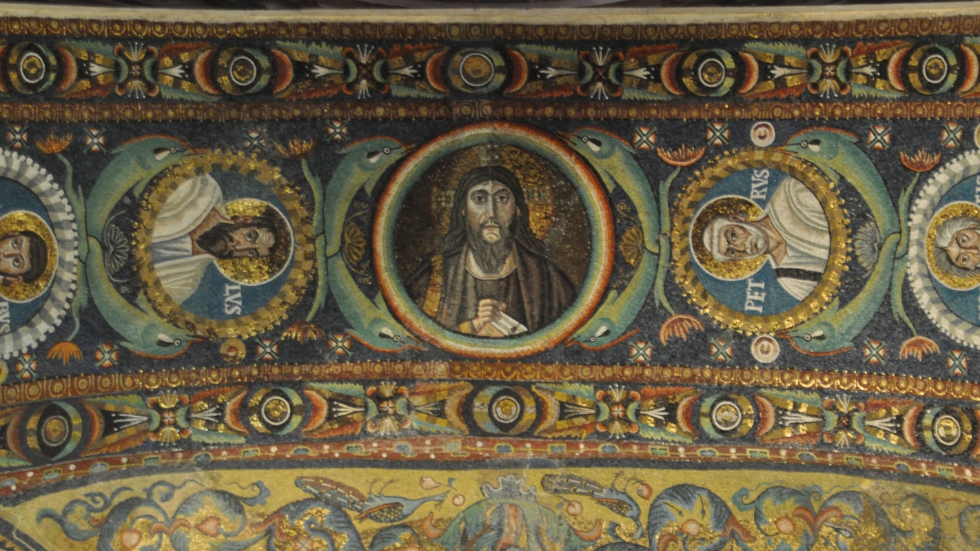 SanVitale mosaico arco Jesus - Hispalois
