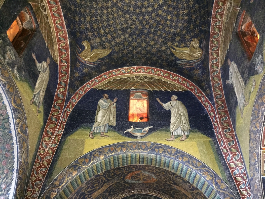 GallaPlacidia mosaico evangelistas - Hispalois