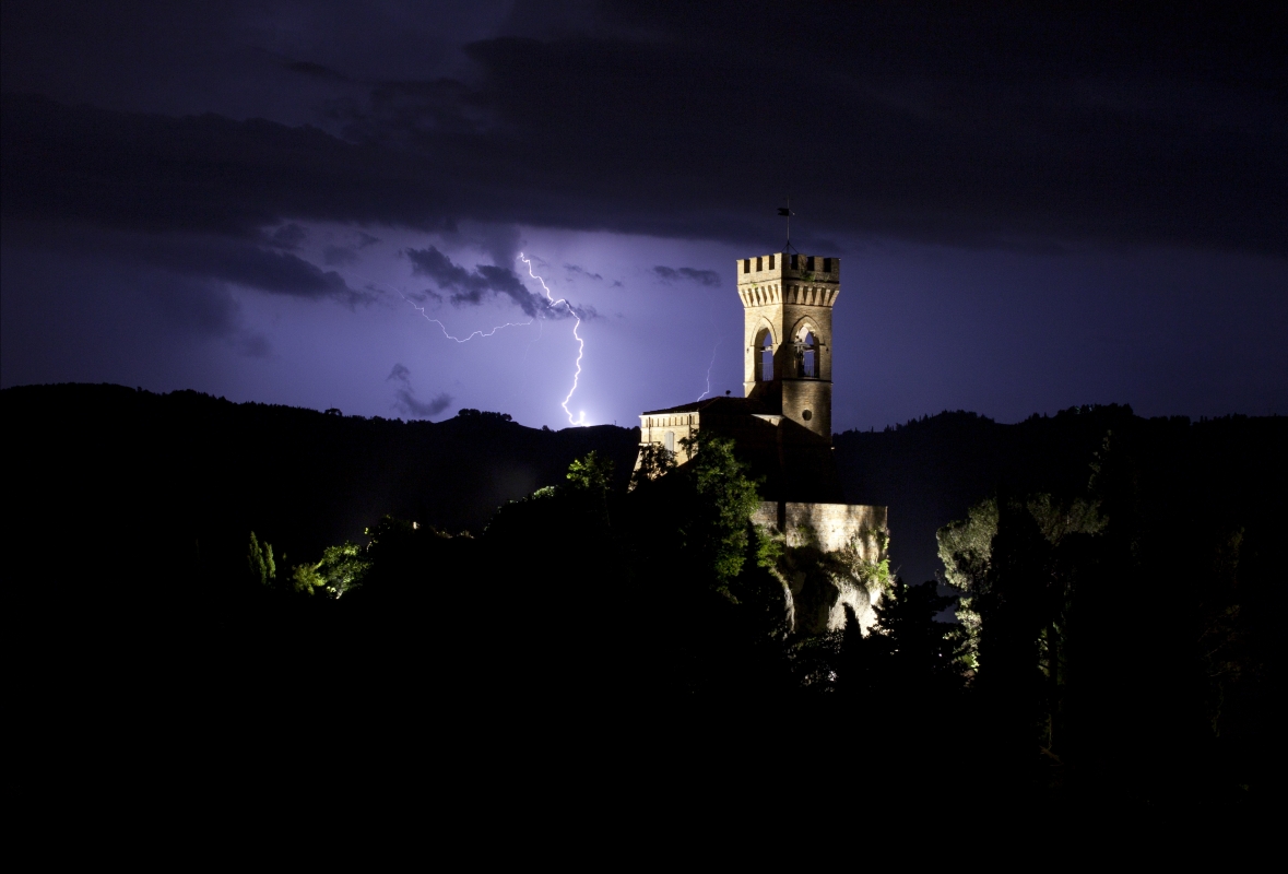 Il fulmine dietro la Torre dell'Orologio - UmbertoPaganiniPaganelli