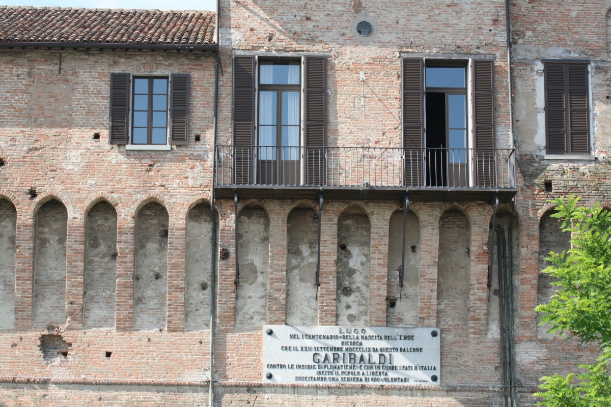 Rocca Estense, il balcone da cui parlò Giuseppe Garibaldi nel 1859 - Gianni Bartolotti