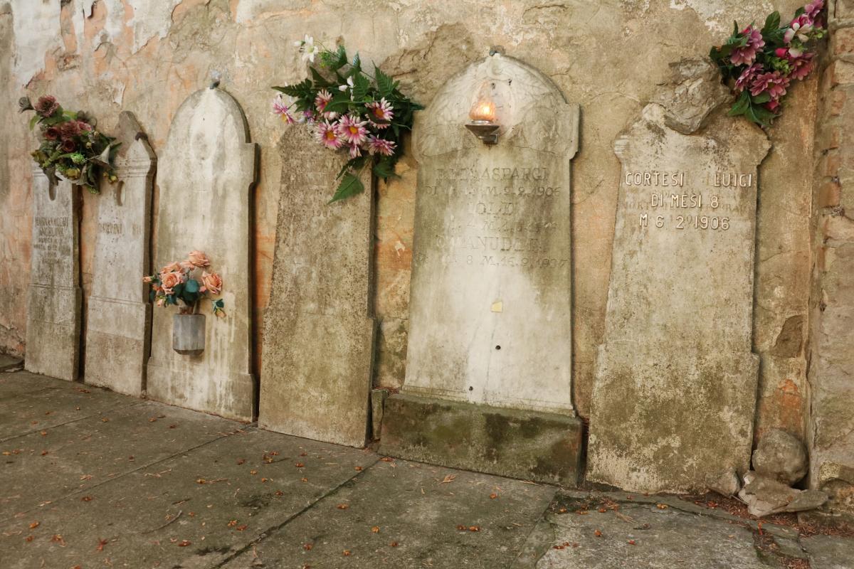 Cimitero Monumentale di Massa Lombarda, le tombe dei più piccoli - Sale e Cioccolato