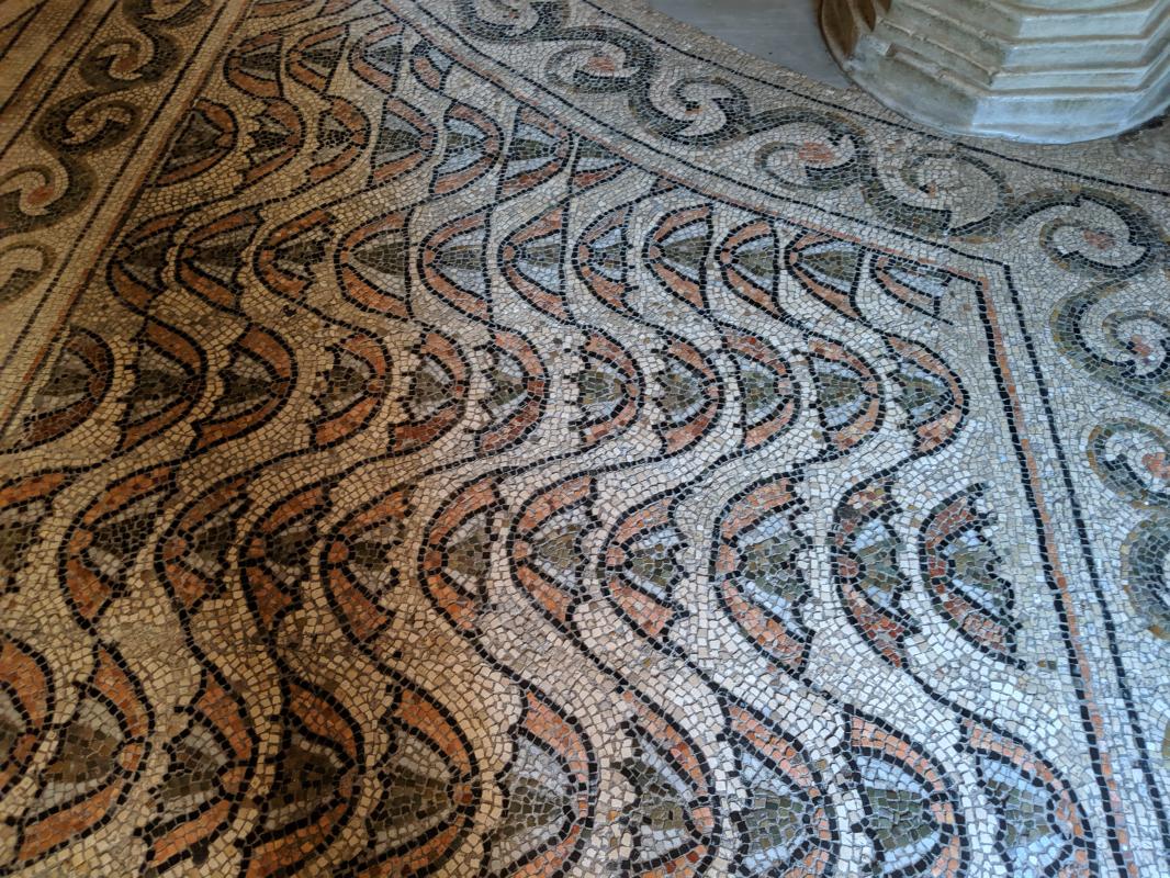 San Vitale Column-Adjacent Floor Mosaic - Conor Manley
