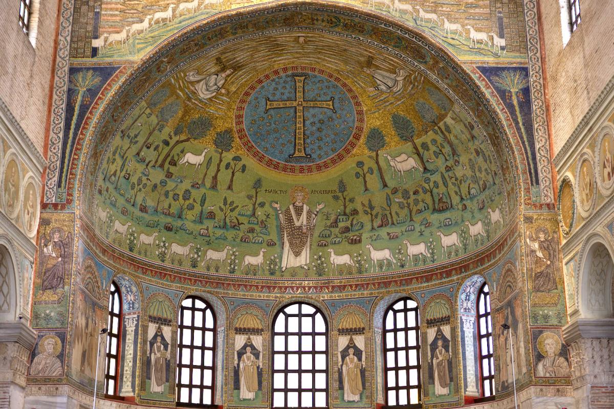 Basilica di Sant'Apollinare in Classe, mosaico - Tommaso Trombetta