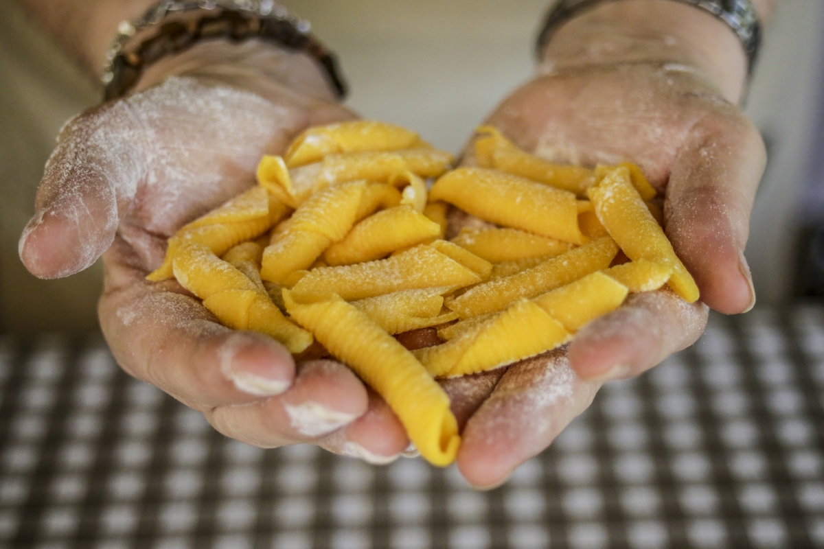 Garganelli fatti a mano - anonimo