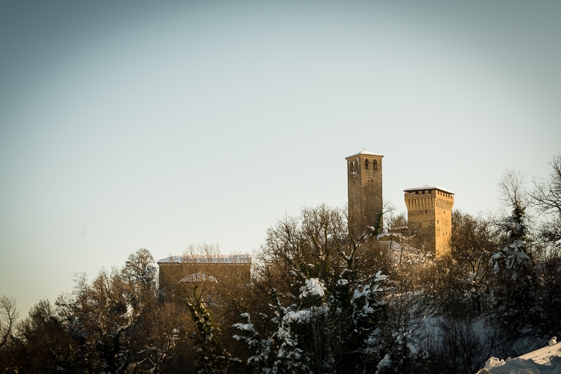 Castello di Sarzano innevato - Andrea Incerti