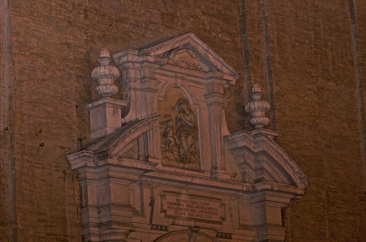 Particolare del portale ingresso Basilica Madonna della Ghiara - Caba2011