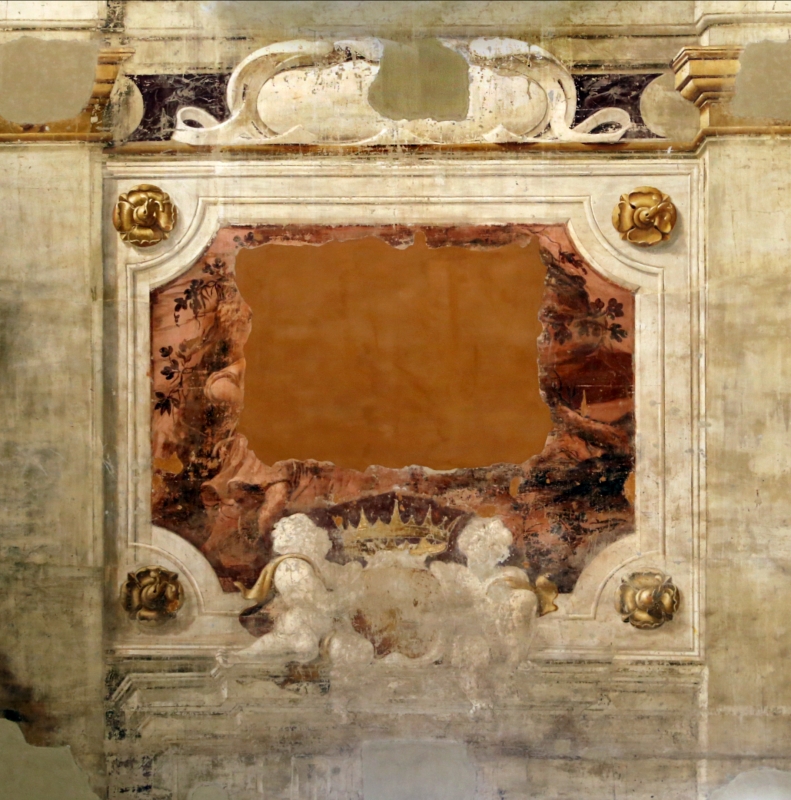 Pier francesco battistelli e aiuti, affreschi con scene dell'orlando furioso e della gerusalemme l. tra telamoni, 1619-28, 22 - Sailko