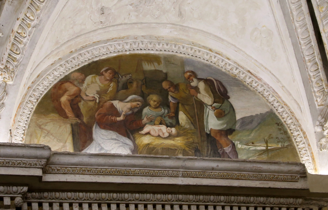 Gualtieri, palazzo bentivoglio, cappella, storie della vergine di scuola emiliana del 1605, 08 adorazione dei pastori - Sailko