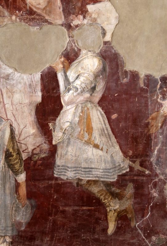 Giovanni da san giovanni (e ippolito provenzale), fasti bentivoglio, Investitura di Cornelio Bentivoglio a generalissimo di Gregorio XIII, 1628, 07,2 - Sailko