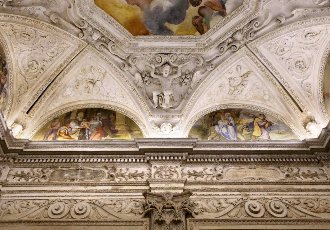 Gualtieri, palazzo bentivoglio, cappella, storie della vergine di scuola emiliana del 1605, 04 - Sailko