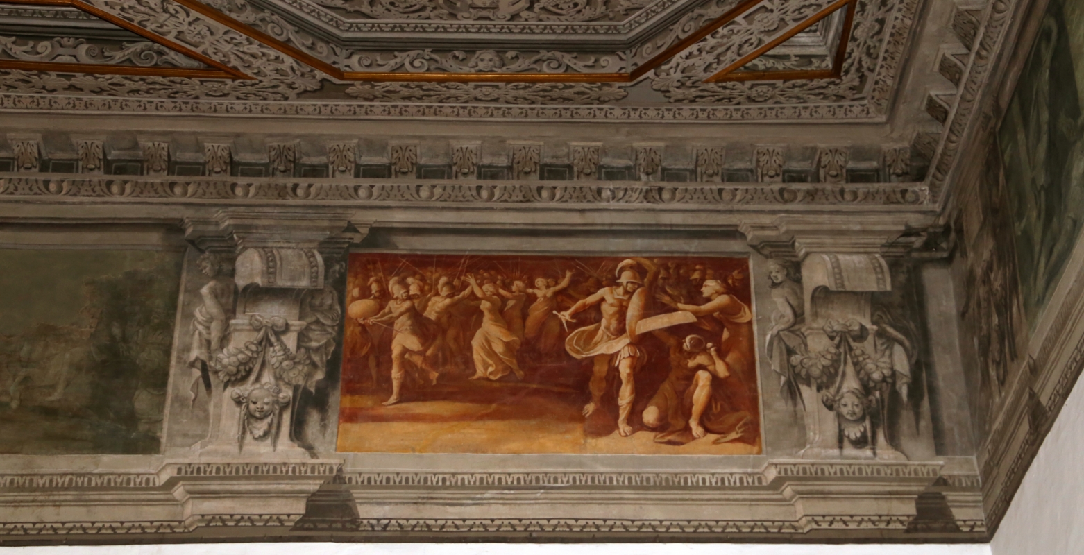 Gualtieri, palazzo bentivoglio, sala di giove, fregio con storie di roma da tito livio, 1600-05 circa, 10 - Sailko