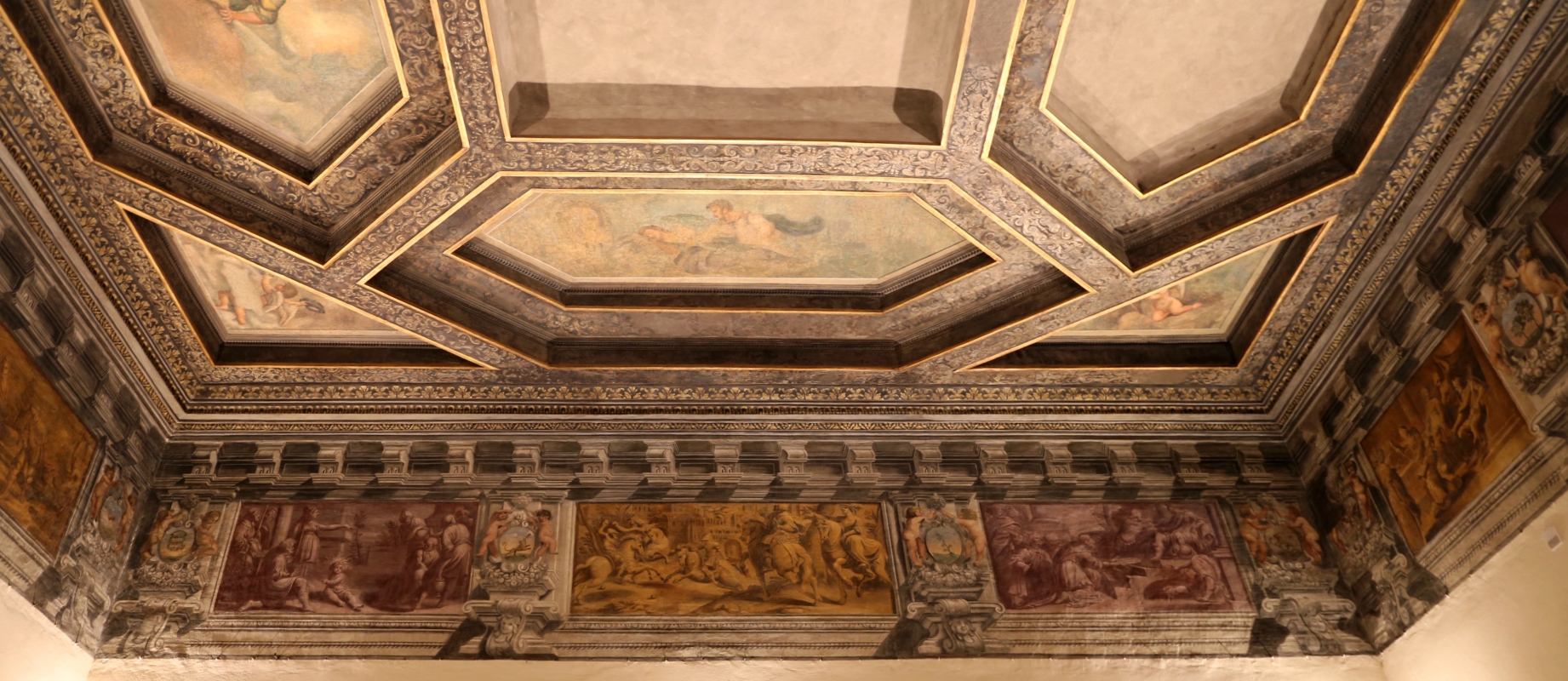 Gualtieri, palazzo bentivoglio, sala di icaro, fregio con storie di roma da tito livio, 1600-05 circa, 02 - Sailko