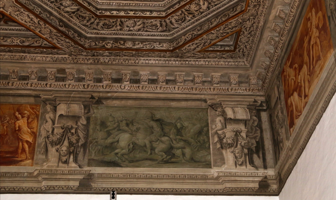 Gualtieri, palazzo bentivoglio, sala di giove, fregio con storie di roma da tito livio, 1600-05 circa, 07,2 - Sailko