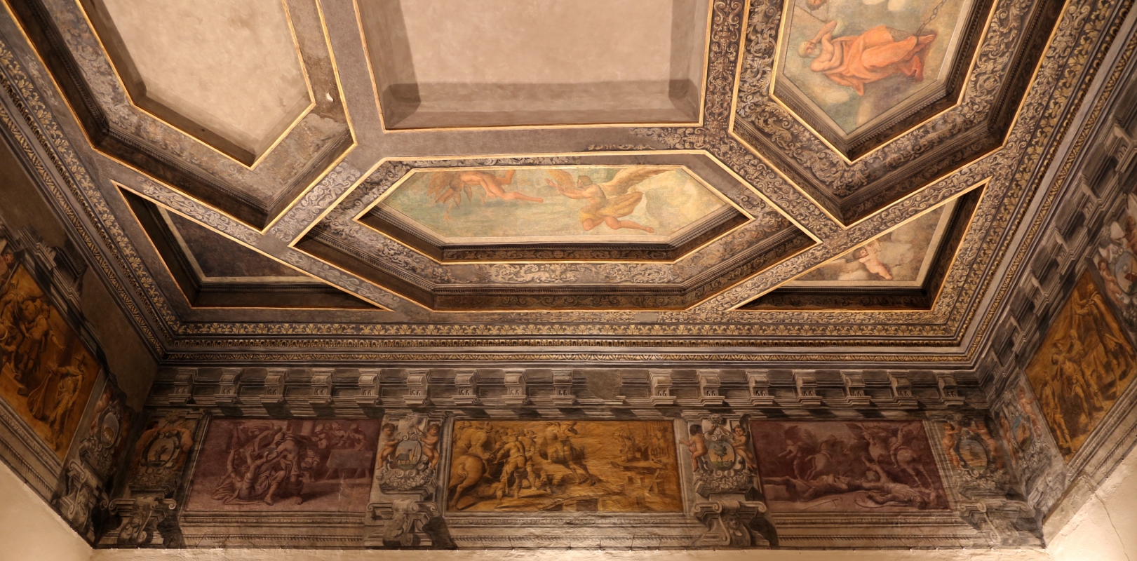 Gualtieri, palazzo bentivoglio, sala di icaro, fregio con storie di roma da tito livio, 1600-05 circa, 04 - Sailko