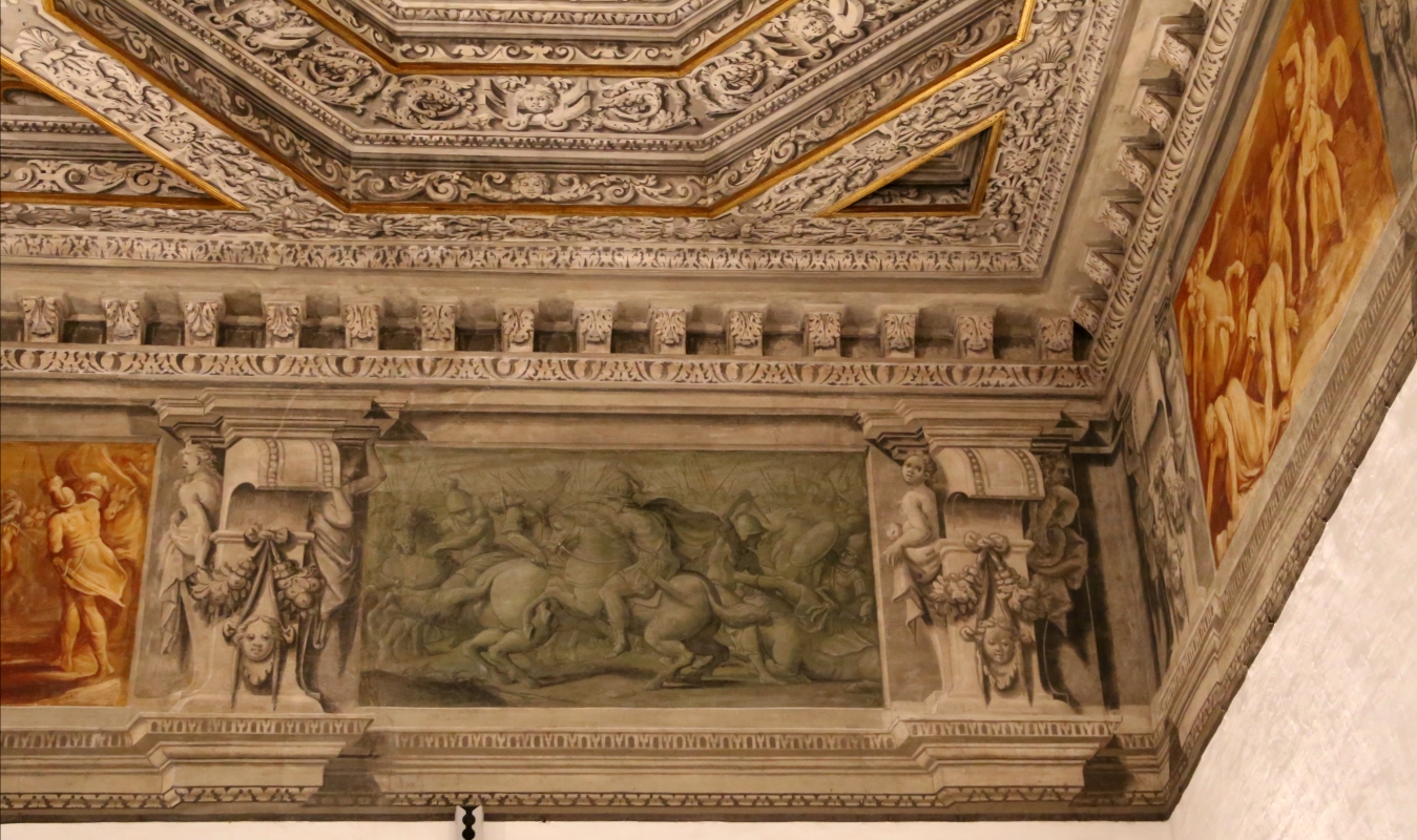 Gualtieri, palazzo bentivoglio, sala di giove, fregio con storie di roma da tito livio, 1600-05 circa, 07,1 - Sailko