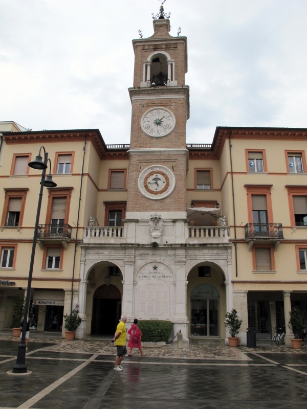 Rimini, piazza tre martiri, torre dell'orologio - Sailko