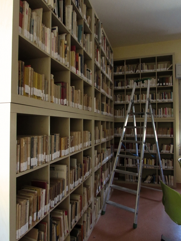 La biblioteca nella casa della cultura a Montefiore Conca - LaraLally19