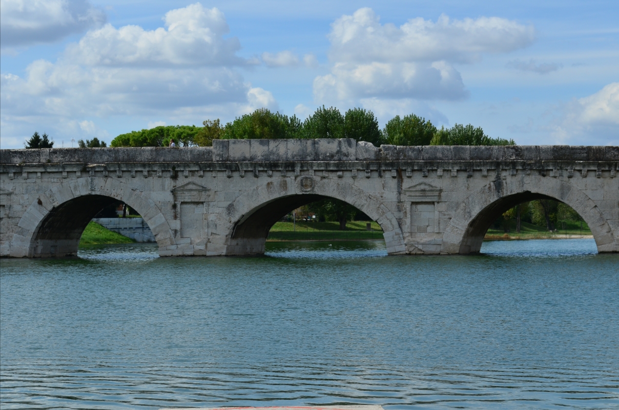 Vista frontale ponte di Tiberio - Irene giovannini