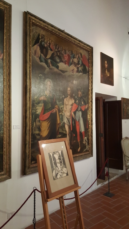 Mostra "Confronti d'Arte" San Sebastiano di Francesco Nonni - Marco Musmeci
