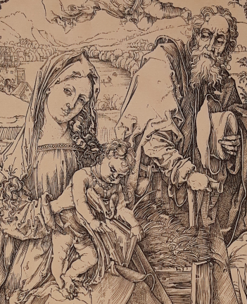 Sacra Famiglia con le tre lepri di Albrecht Dürer 01 - Marco Musmeci