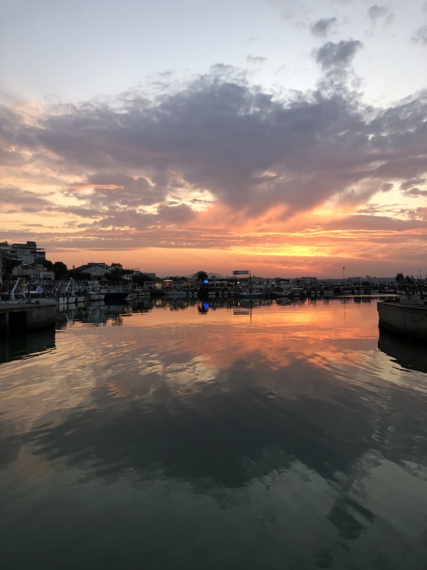 Dock at sunset - Francesca Pasqualetti