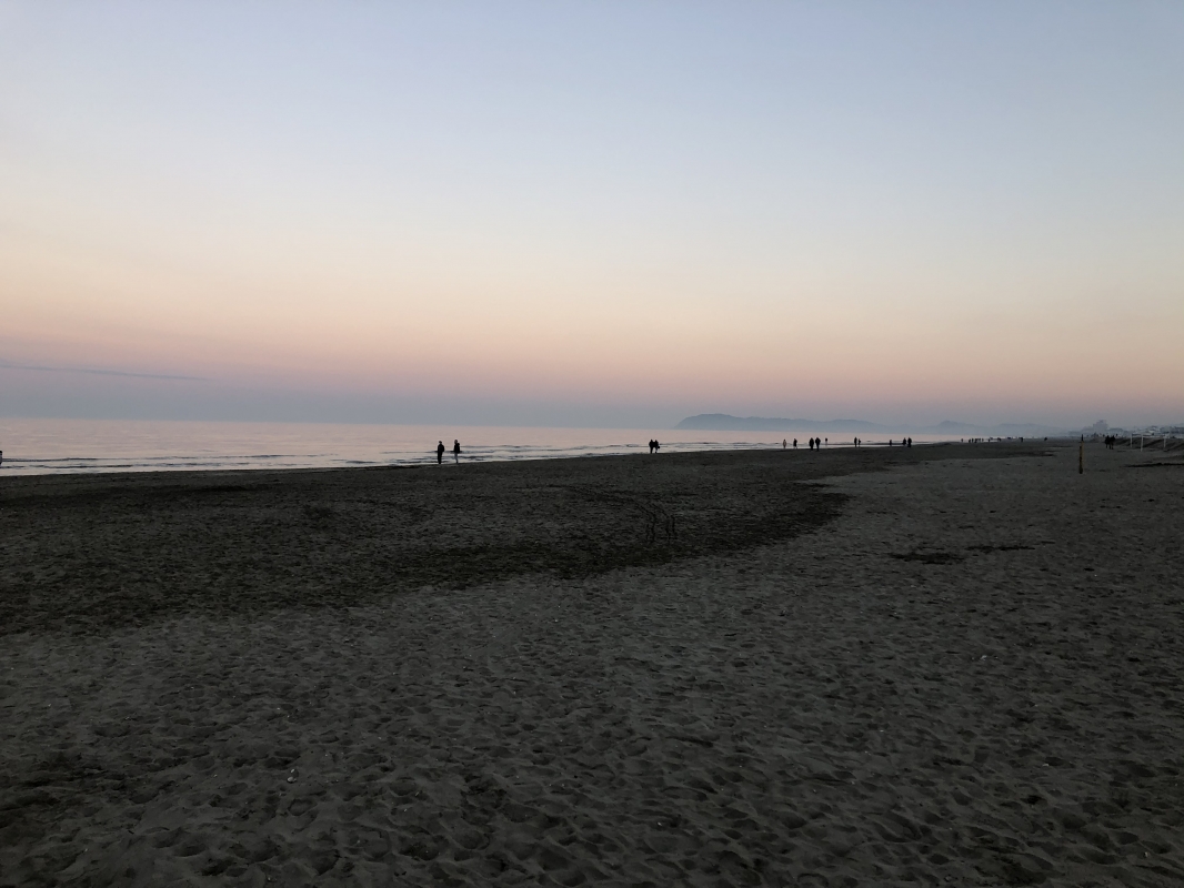 Spiaggia al tramonto - Francesca Pasqualetti
