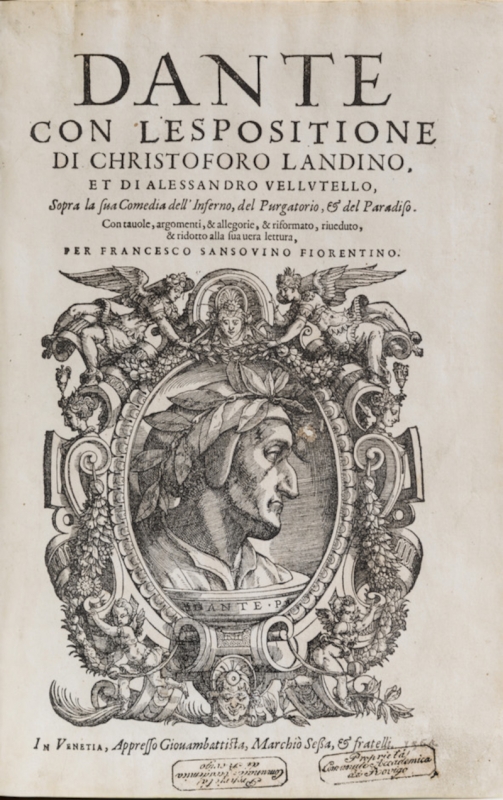 Frontispiece of Dante's Inferno from the Divine Comedy - Lorenzo Bettio