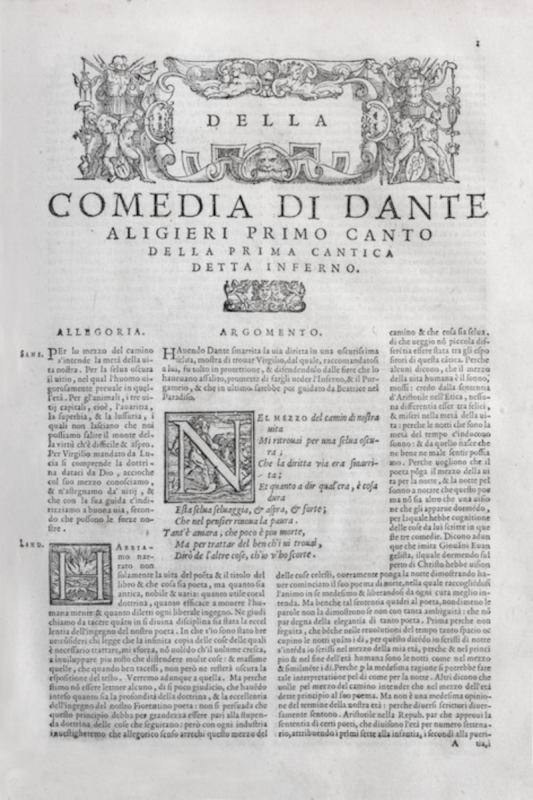 Dante's Divine Comedy - Canto I from the Inferno - Lorenzo Bettio