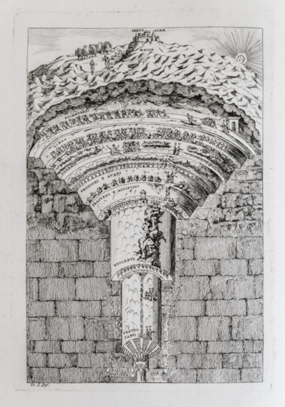 Dante's Divine Comedy - plate from the Inferno - Lorenzo Bettio