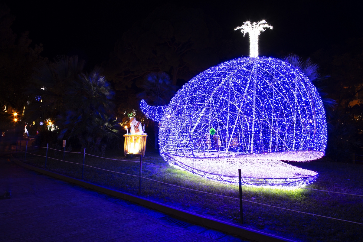 Lights installation for the Christmas event "Luci d'artista" in Salerno - Simone Antonazzo / ENIT SpA
