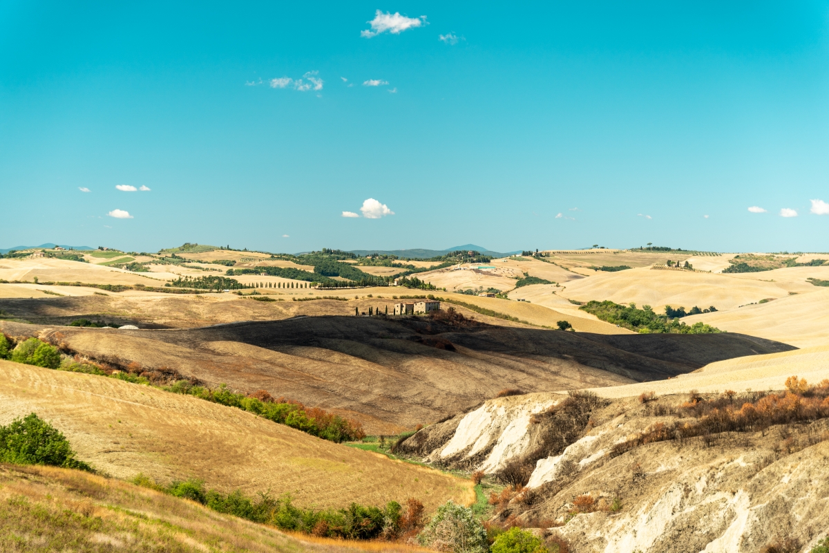 The landscape of Crete Senesi near Buonconvento - ENIT SpA