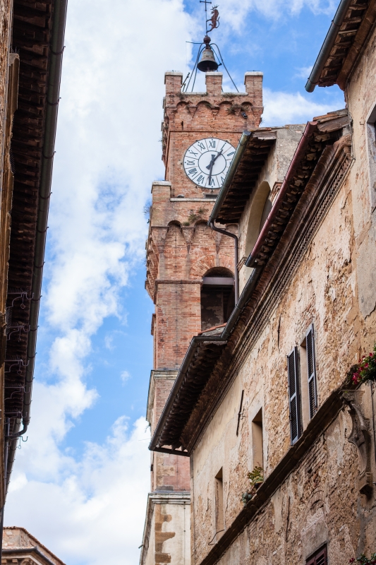 Pienza, torre del Palazzo Comunale - Simone Antonazzo / ENIT SpA