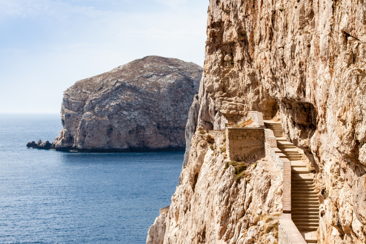 Escala del Cabirol, spettacolare percorso di accesso via terra alle Grotte di Nettuno - Simone Antonazzo / ENIT SpA