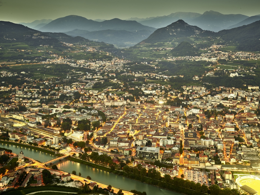 Trento, panoramica da Sardagna - Trentino Sviluppo S.p.A. - Carlo Baroni