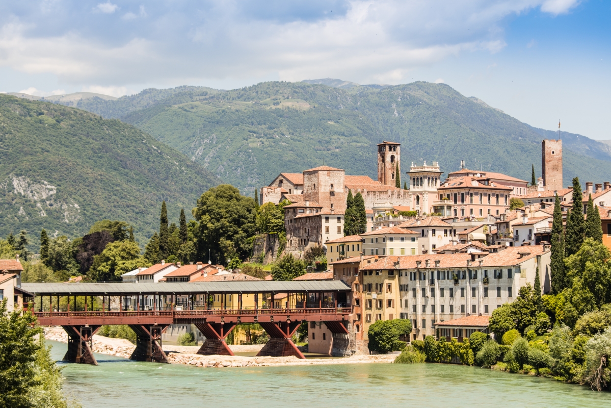 Ponte degli Alpini e fiume Brenta - ENIT SpA